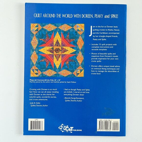 1999 Travels with Peaky and Spike Doreen Speckmann Quilting Adventures Book - Picture 6 of 6